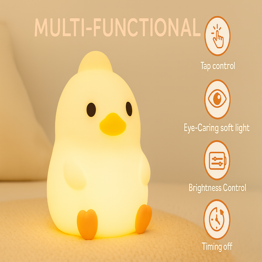 Baby Duck Cuddle Glow Night Light