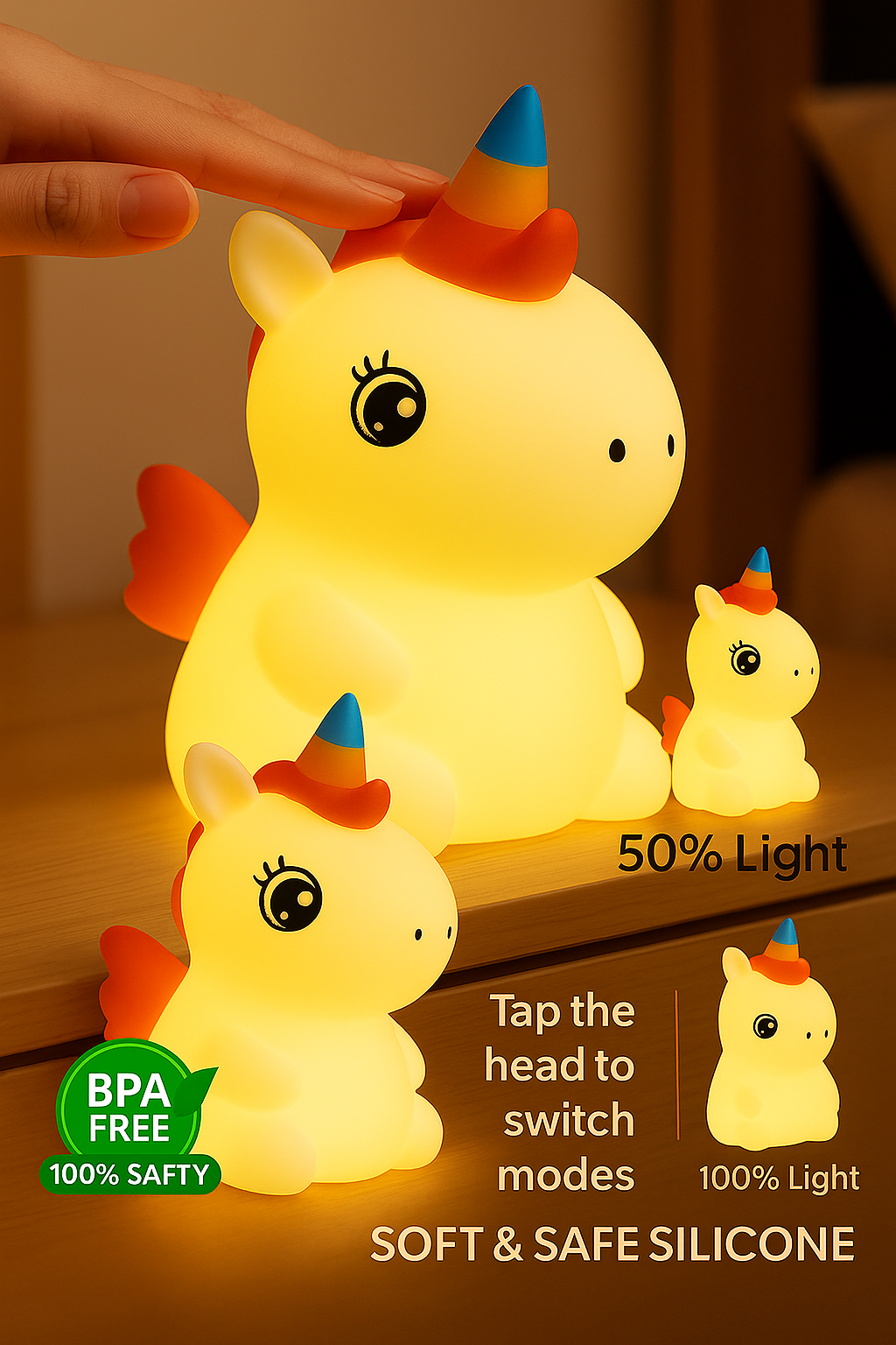 Unicorn Night Light — Uni