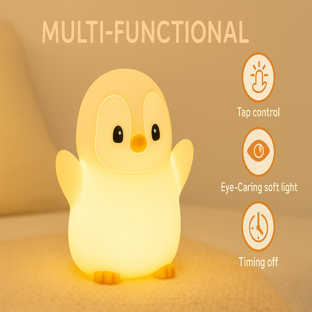 Penguin Cuddle Glow Night Light