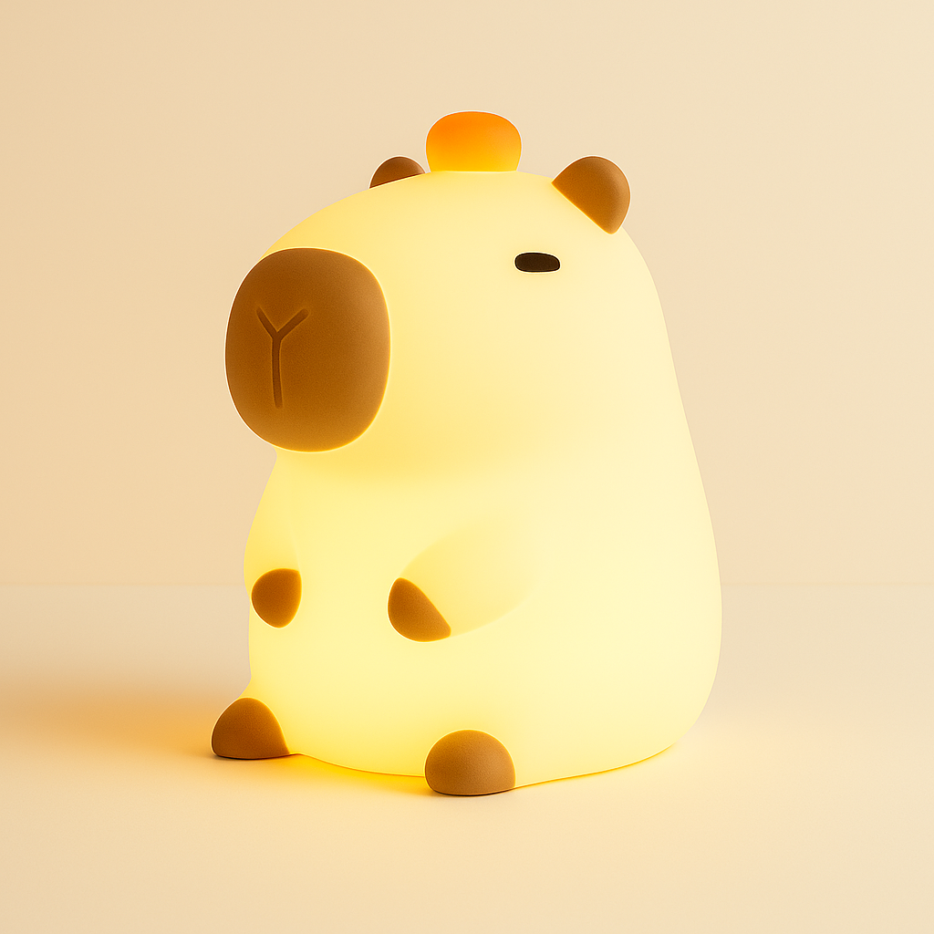 Capybara Cuddle Glow Night Light
