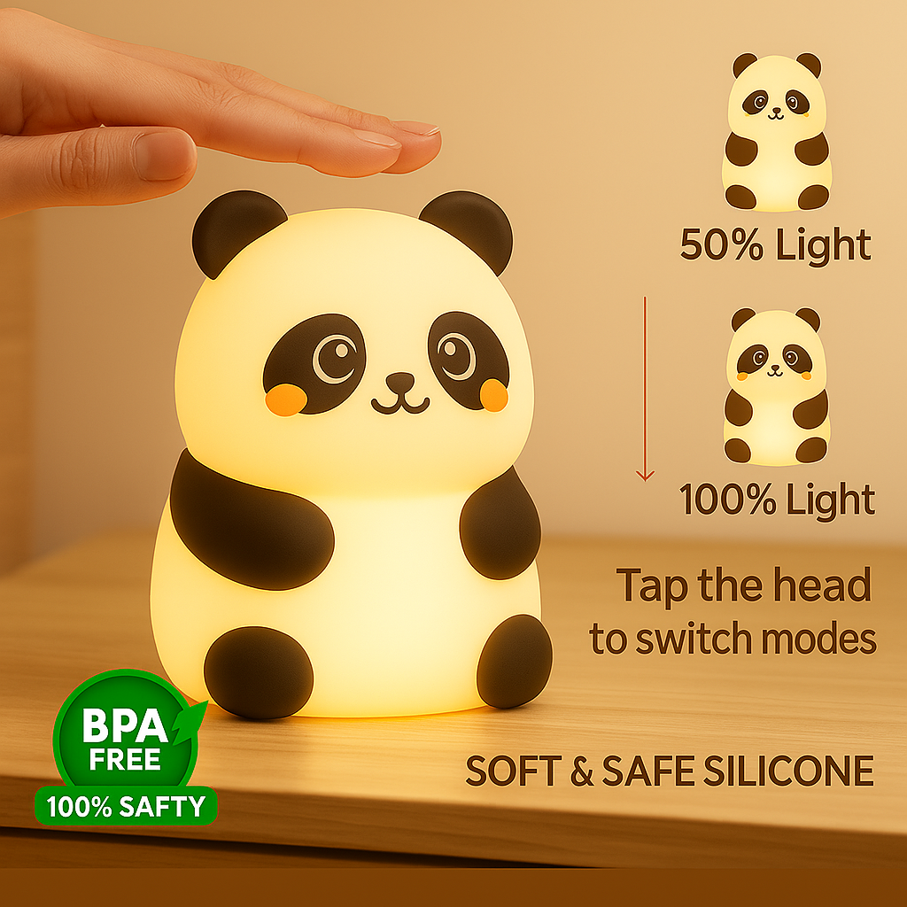 Panda Cuddle Glow Night Light