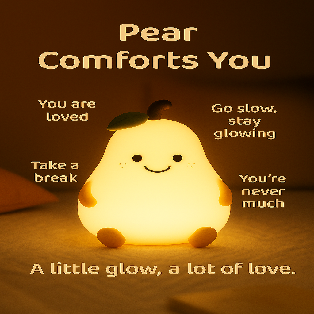 Pear Cuddle Glow Night Light