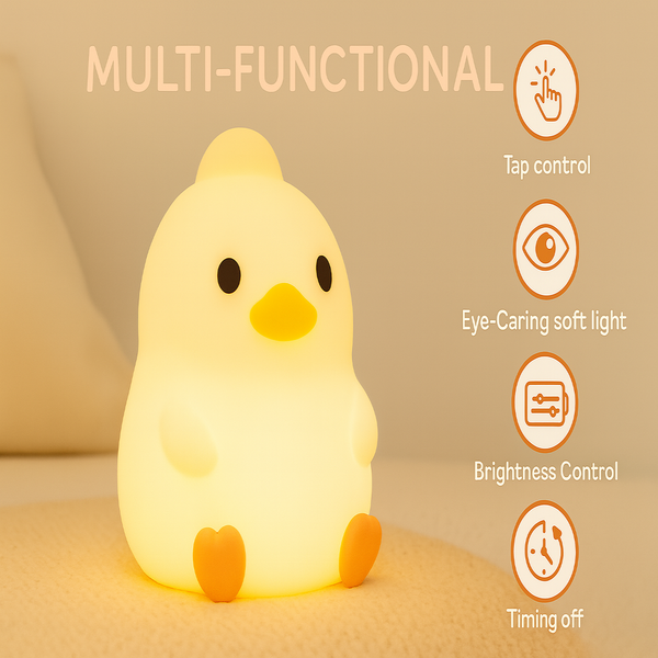 Baby Duck Cuddle Glow Night Light