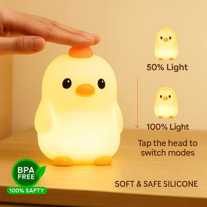 Penguin Cuddle Glow Night Light