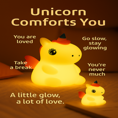 Unicorn Cuddle Glow Night Light