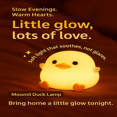 Baby Duck Cuddle Glow Night Light