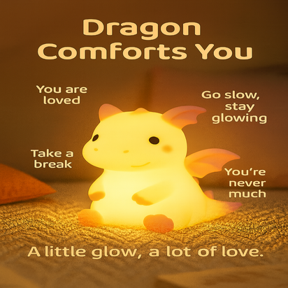 Dragon Cuddle Glow Night Light