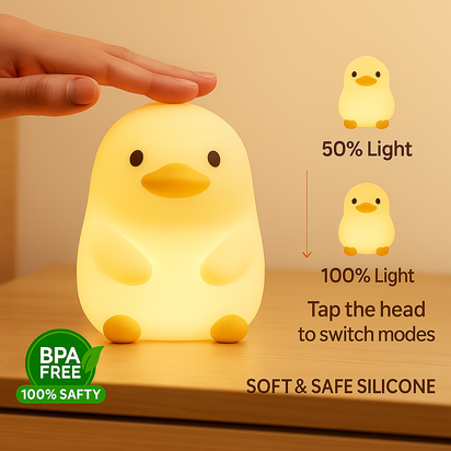 Baby Duck Cuddle Glow Night Light