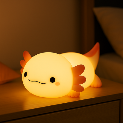 Axolotl Cuddle Glow Night Light