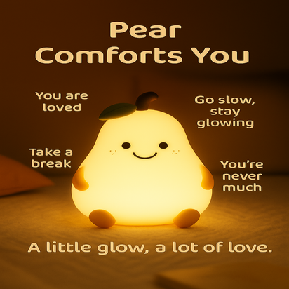 Pear Cuddle Glow Night Light