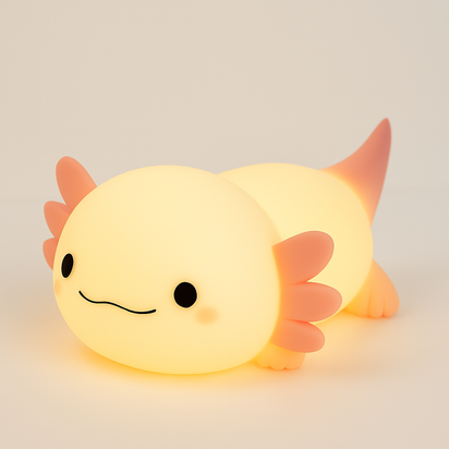 Axolotl Cuddle Glow Night Light